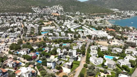 Бодрумдағы жаңа 2 бөлмелі вилла: бассейн және ықтиярхатқа қолайлы